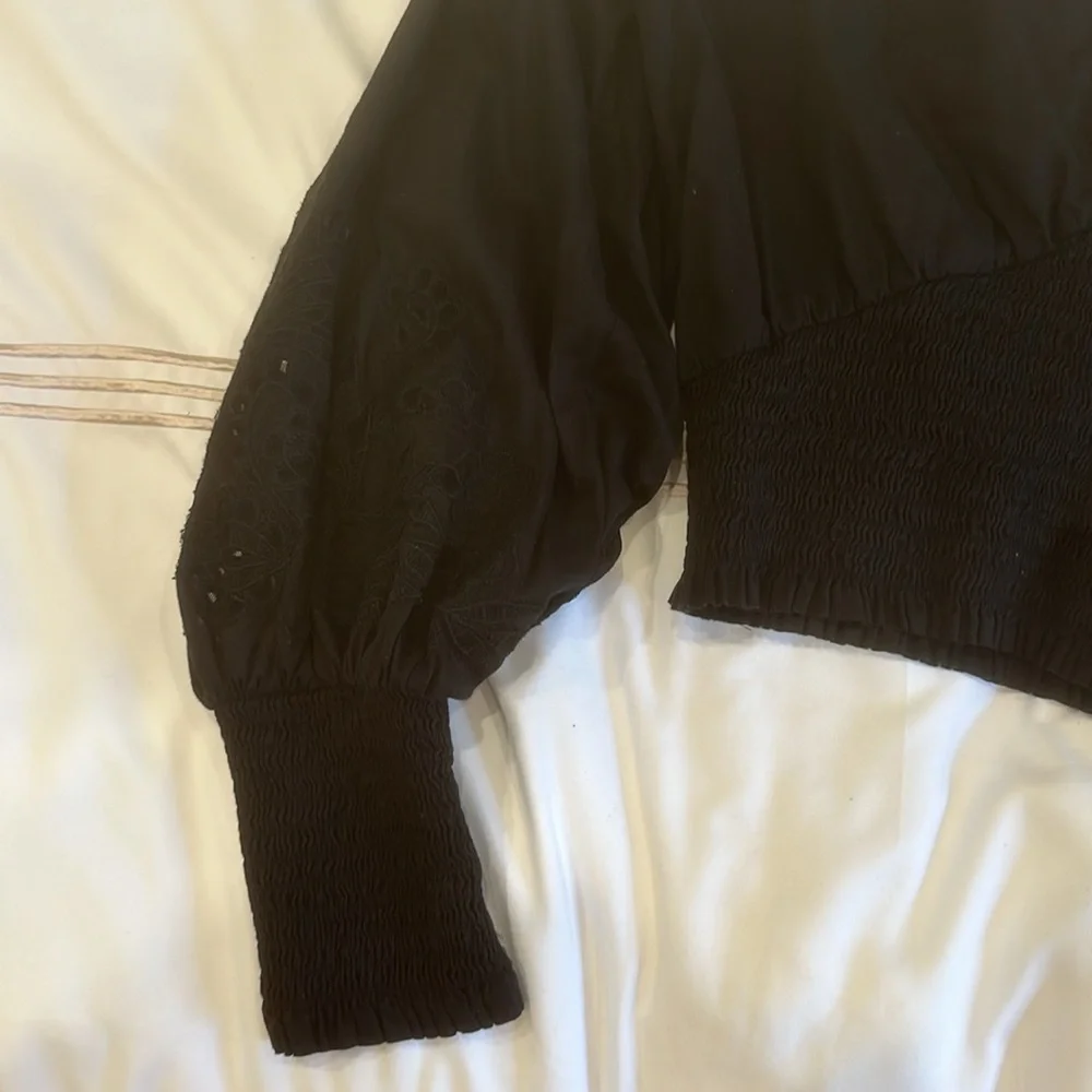 Cleobella Black Cropped Top